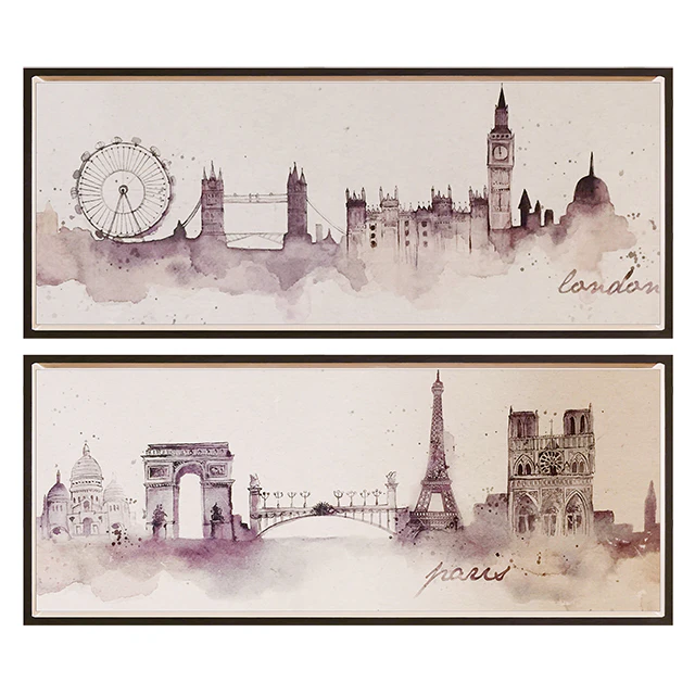 Graham &amp; Brown Watercolor Framed Wall Art — Descargar