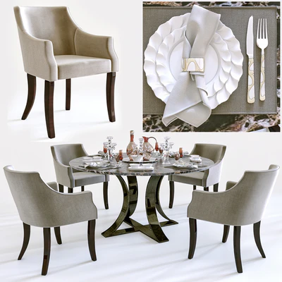 table-capital collection, chair-.the sofa and chair — Ver 1