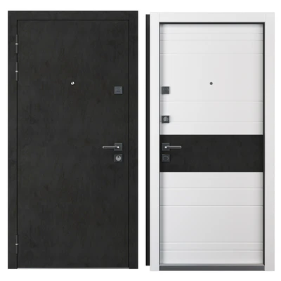 Entrance metal door Carbon (Your Frame) — Ver 2