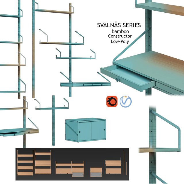 Система Svalnas Ikea 3 типа и конструктор мебели vol.1 — Скачать