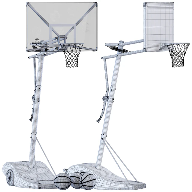 Portable Basketball Hoop Silverback — Descargar