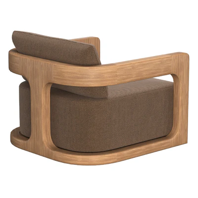 CASSALE SWIVEL LOUNGE CHAIR WITH CUSHION INSERTS — Ver 2