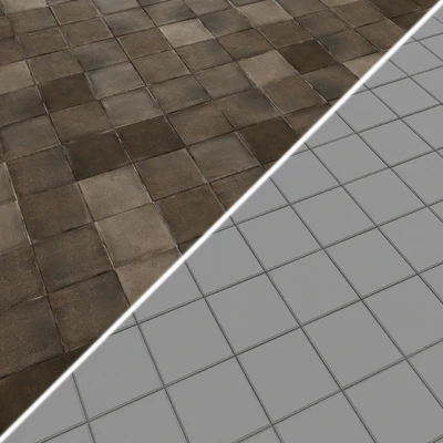 Porcelain stoneware tiles EQUIPE ARGILE 10x10 cm — Ver 3