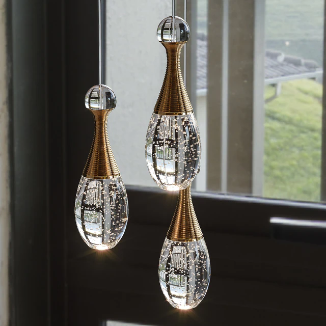 Pendant Lights Modern LED Pendant Lamp Nordic Light Fashion Restaurant 1 and 3 lamps — Descargar