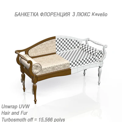 Bench Florence 3 suite Kavelio — Ver 2
