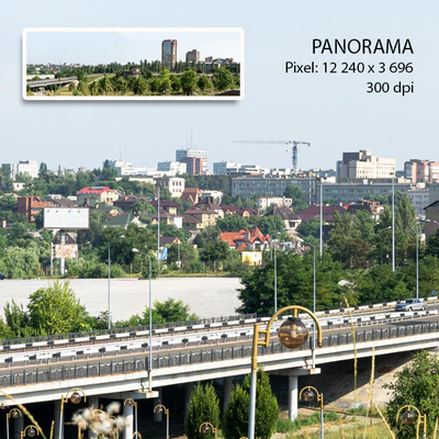 Панорама города. Вид на жилой дом. — Вид 3