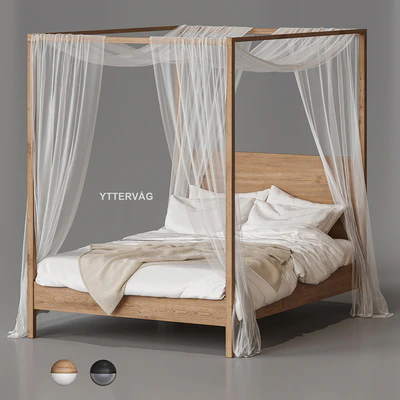 Ikea Yttervåg Four-Poster Bed — Ver 1