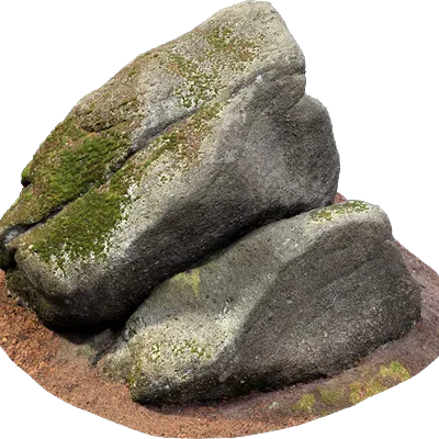 mossy forest boulder 022 — Скачать