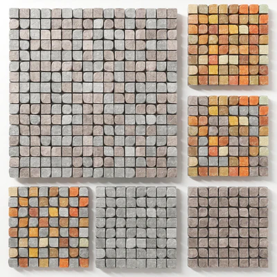 Cube stone granite decoration / Каменные кубы для декорации.(Брусчатка) — Вид 4