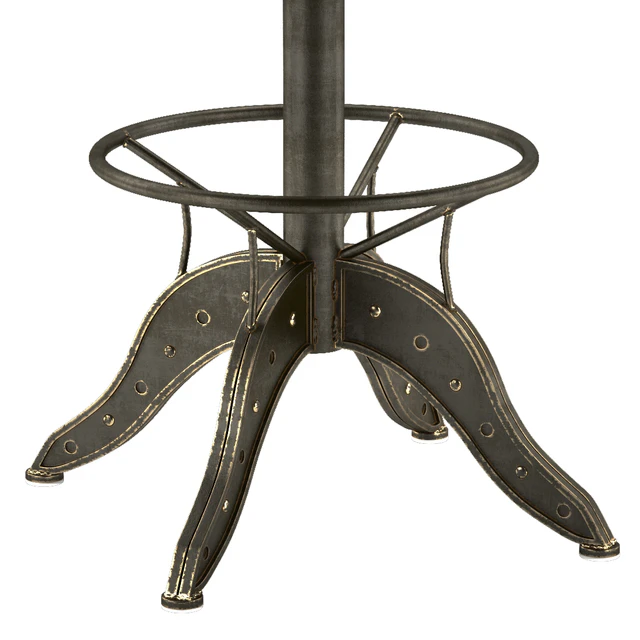 The Aero Industrial Design Steel Bar Stool — Descargar