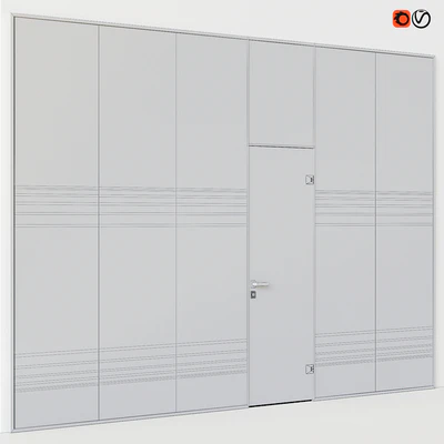 Glass office partitions Doors — Ver 2