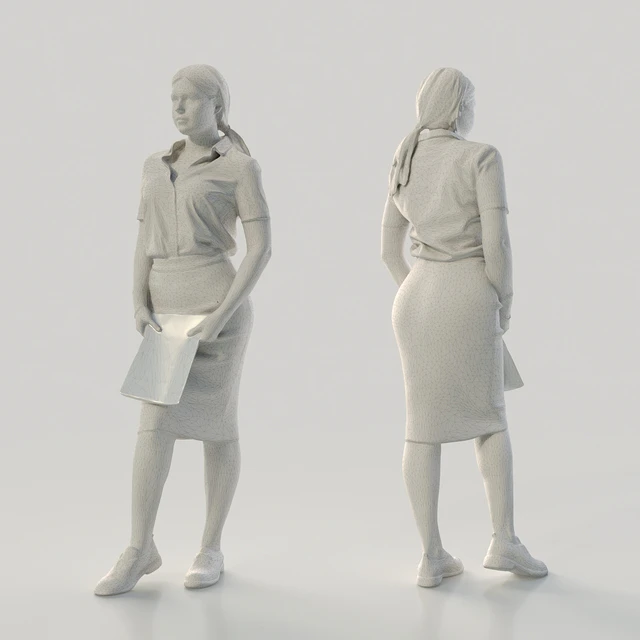 3d scan woman 11 — Скачать