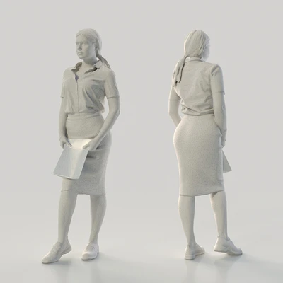 3d scan woman 11 — Вид 2