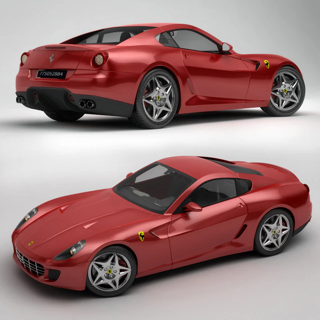 Red Ferrari car automobile — Скачать