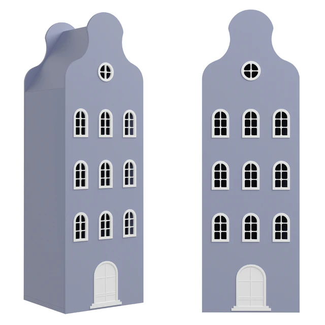 Children's wardrobe-house-2 series Amsterdam from the factory Mandarin — Descargar