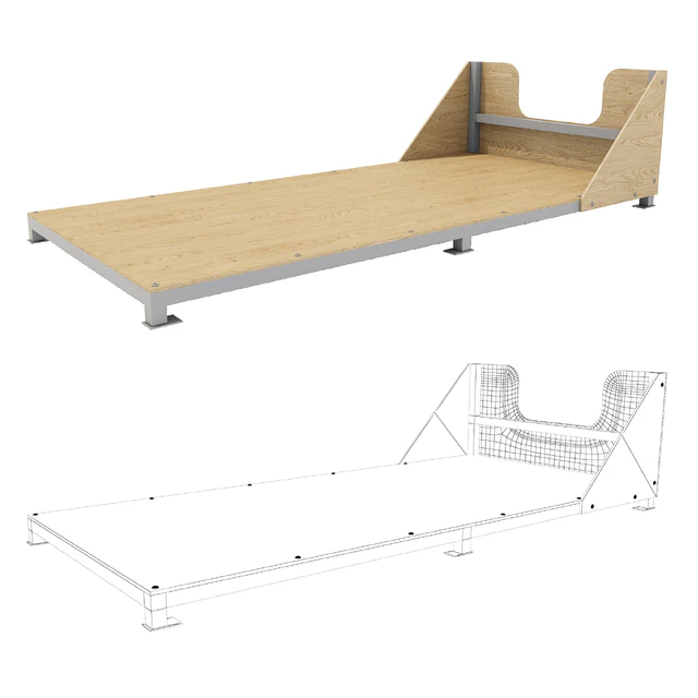 Obstacle course with rubber crumb coating — Download