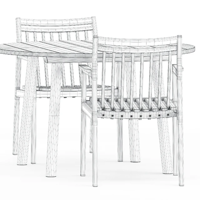 Sammen M1 by FDB Mobler and Taro Table by Fredericia — Download