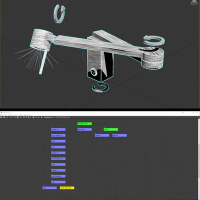 Manhattan Lamp - Contardi (Rigged Model) — Вид 2