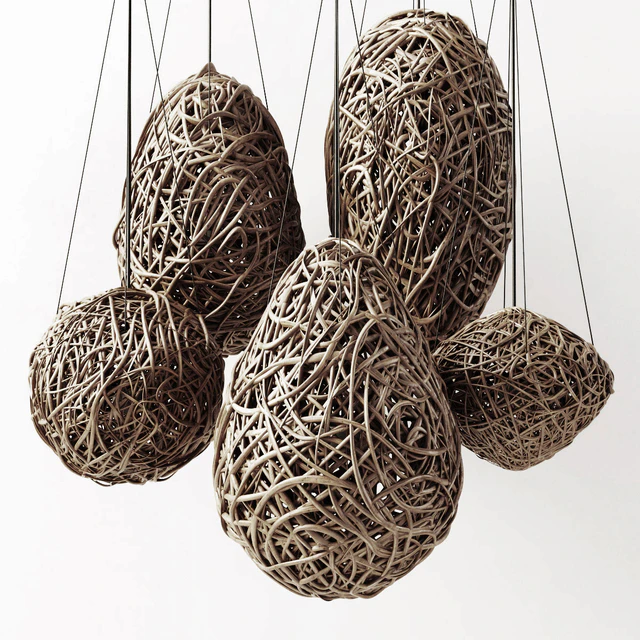 Branch decor lamp egg n1 / Chandeliers from branches "egg" — Descargar