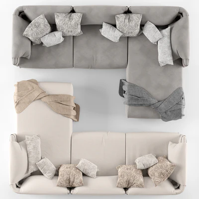 Corner sofa Twin Set — Ver 3