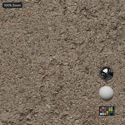 exposed aggregate concrete texture light grey tan — Вид 3