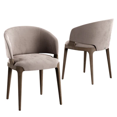 Club Furman Chair Tondo Table — Ver 3