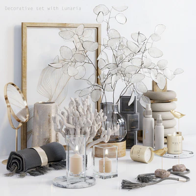 Decorative set with Lunaria — Вид 1