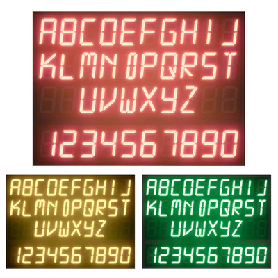 Light modules Set 97 Alphabet — Ver 3