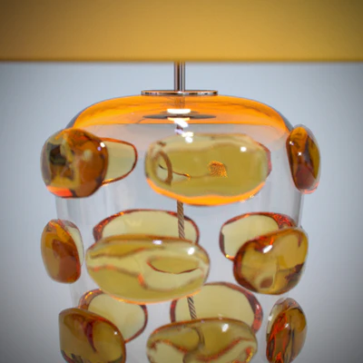 GLB31 BLOB LAMP AMBER — Вид 2