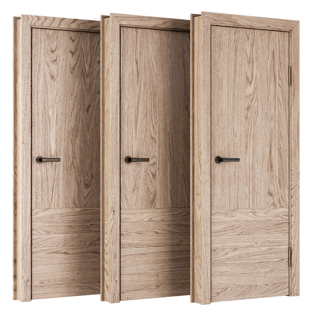 Wooden Door Set V13 / Interior and Exterior door set — Descargar