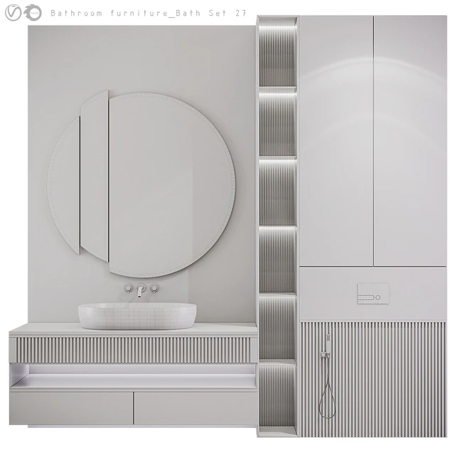 Bathroom furniture Bath Set 27 — Скачать