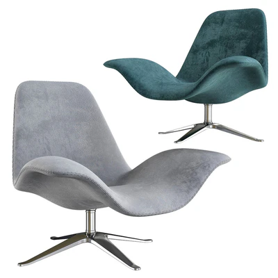 Concord Low Fabric Armchair — Вид 1