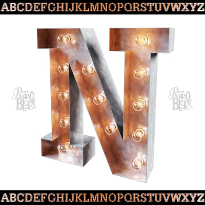 Alphabet (EN) RETROBLOCK — Ver 1