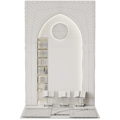Prayer room wall design 01 — Ver 2