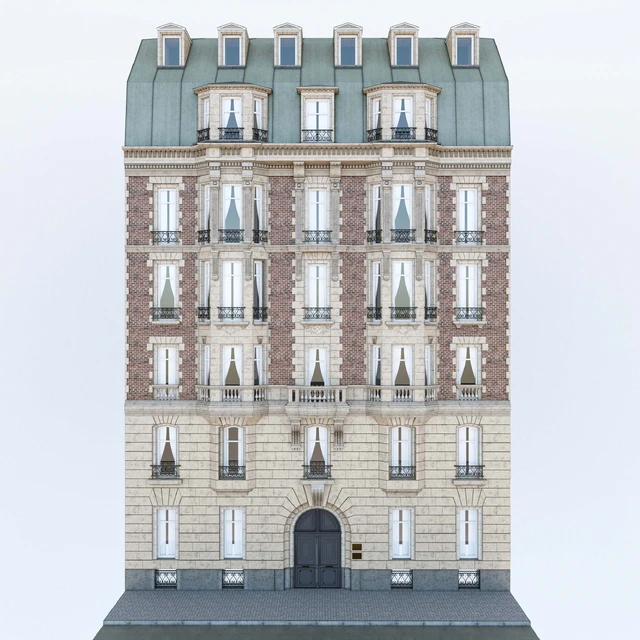 Facade French building — Descargar