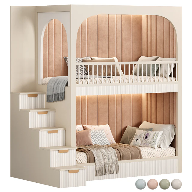 Children bunk bed Kids room — Скачать