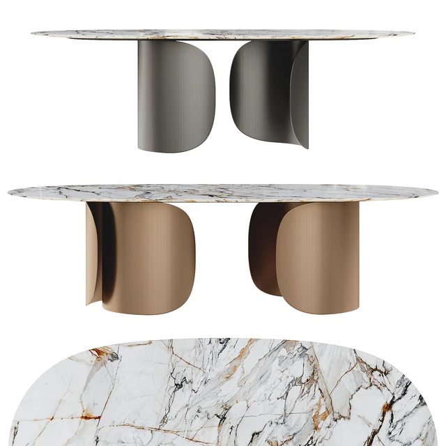 Opera-OSCAR-ovale-Dining Table set — Descargar