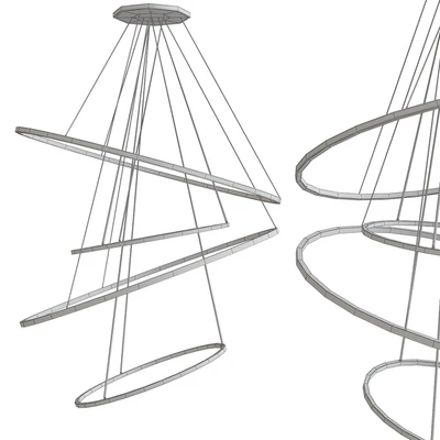 LED metal pendant lamp with dimmer LOHJA by Cameron — View 2