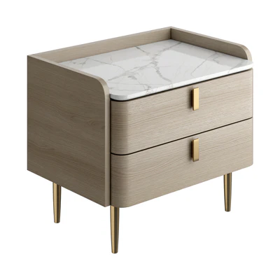 Light luxury bedside table — Ver 1