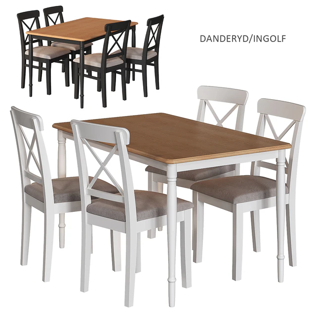DANDERYD / INGOLF Стол и стул Ikea — Скачать