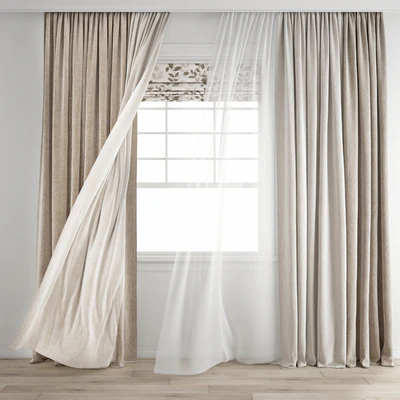Curtain 345 / Wind blowing effect 8 — Ver 1