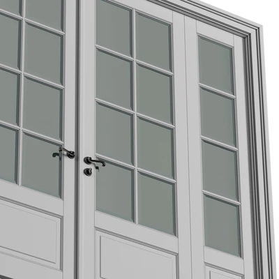 Межкомнатные Двери в классическом стиле. Перегородка.French Doors.Entrance Classic interior doors — Вид 2