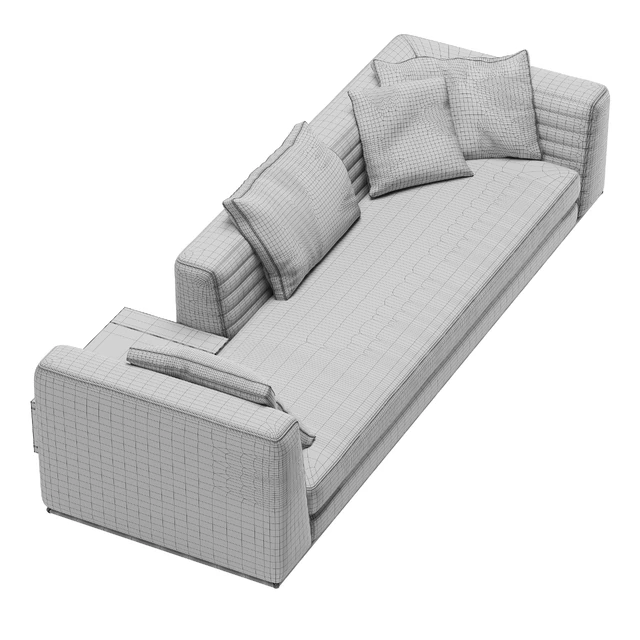 Sofa Minotti Roger Suite Low Mix With Case — Descargar