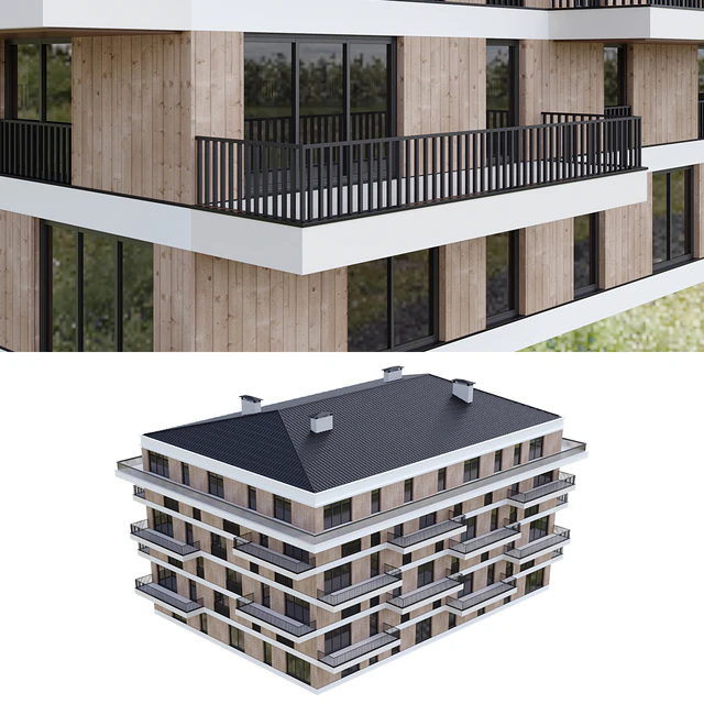 Modern Residential Building 33 — Скачать
