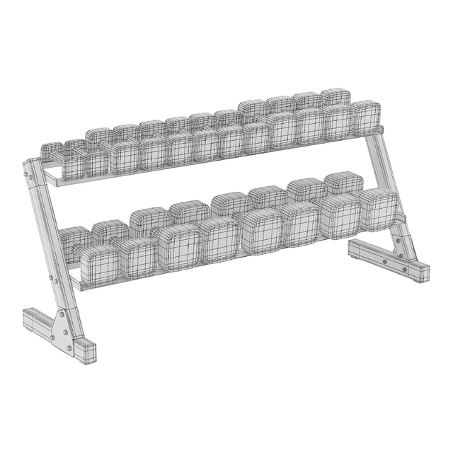 Premium Dumbbell Set and Dumbbell Rack — Descargar