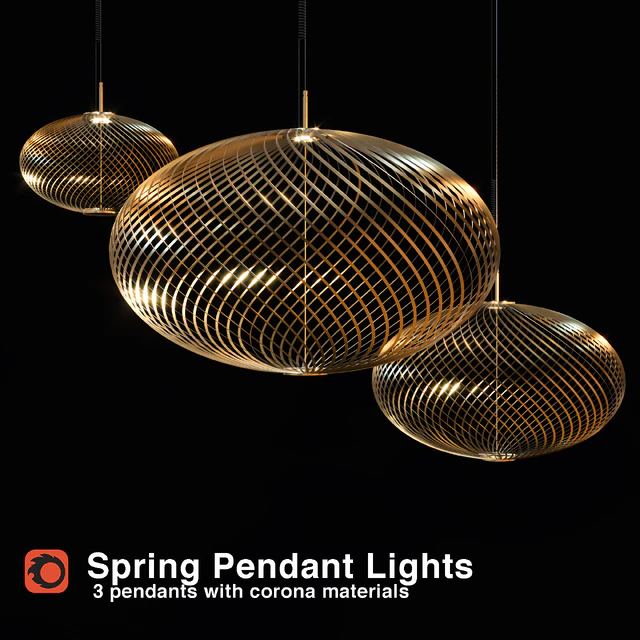 Tom Dixon Spring Pendants — Скачать