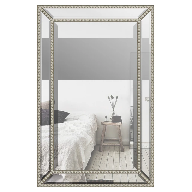 Beveled Beaded Accent Wall Mirror — Descargar