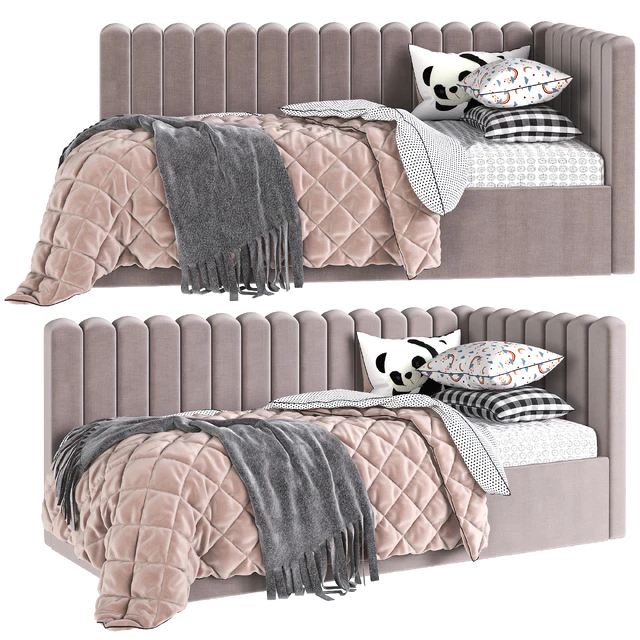 Avalon Upholstered Corner Bed — Скачать