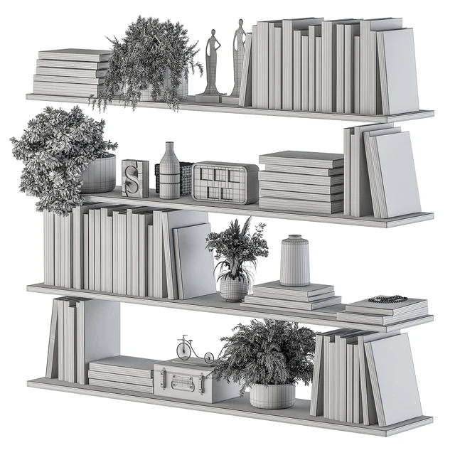 Decorative Set on Shelves and Decor objects - Set 11 — Descargar