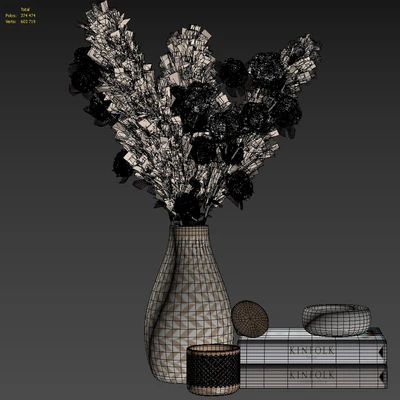 Decorative set pampas — Ver 4